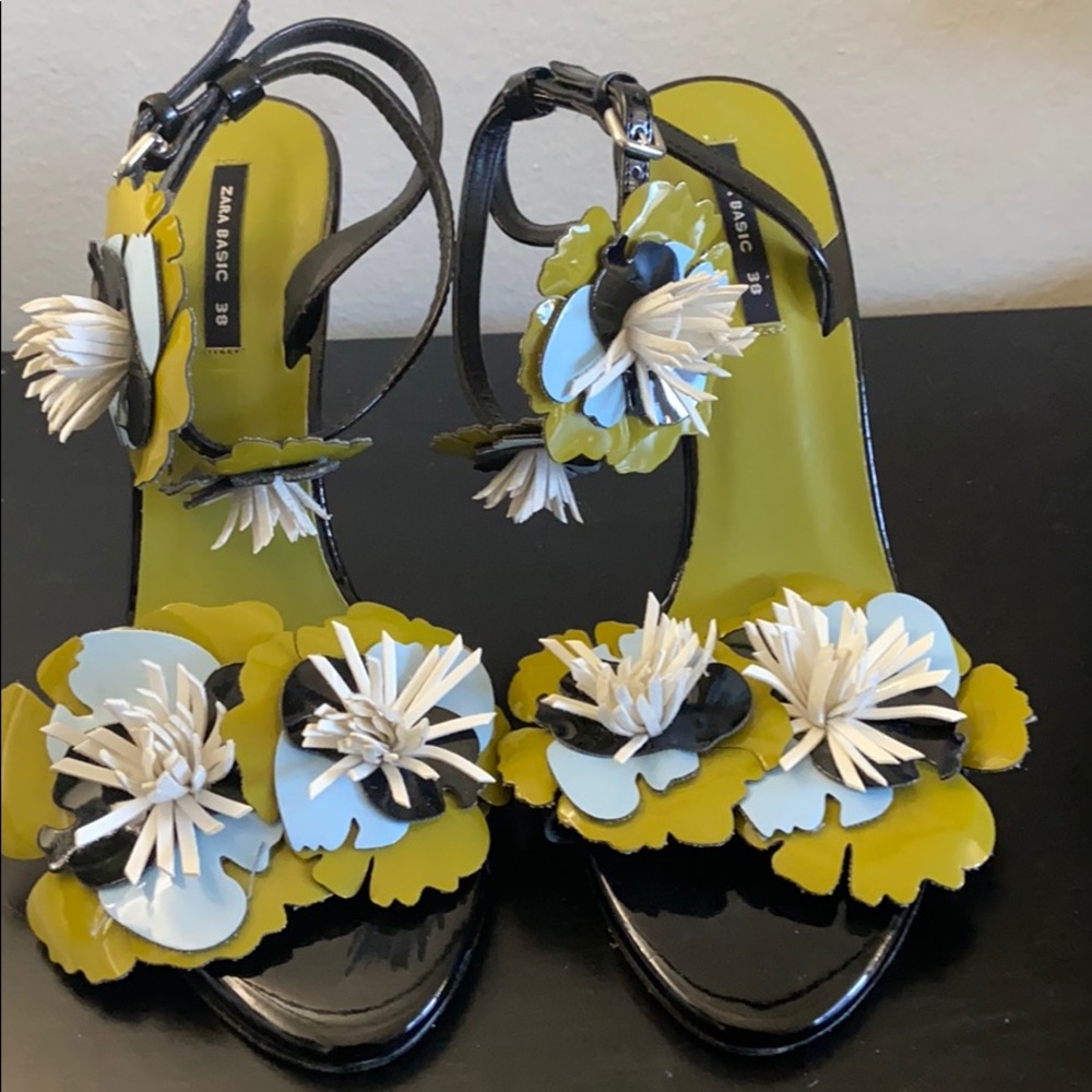 Zara Flower Heels